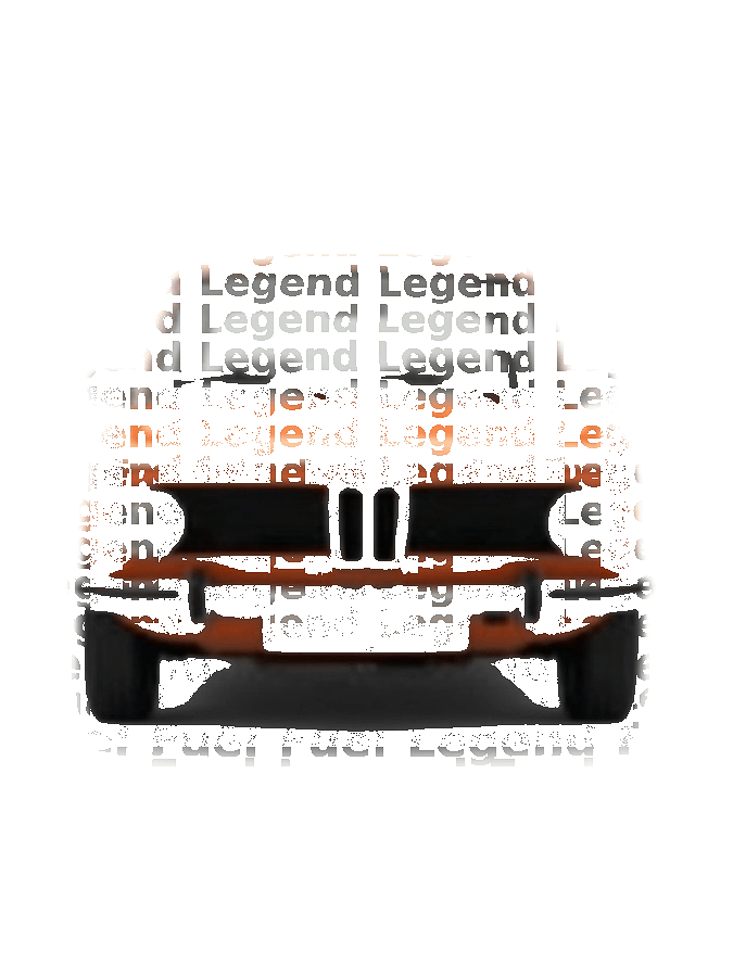 Custom Car Typography Portrait — Classic Auto Word Art