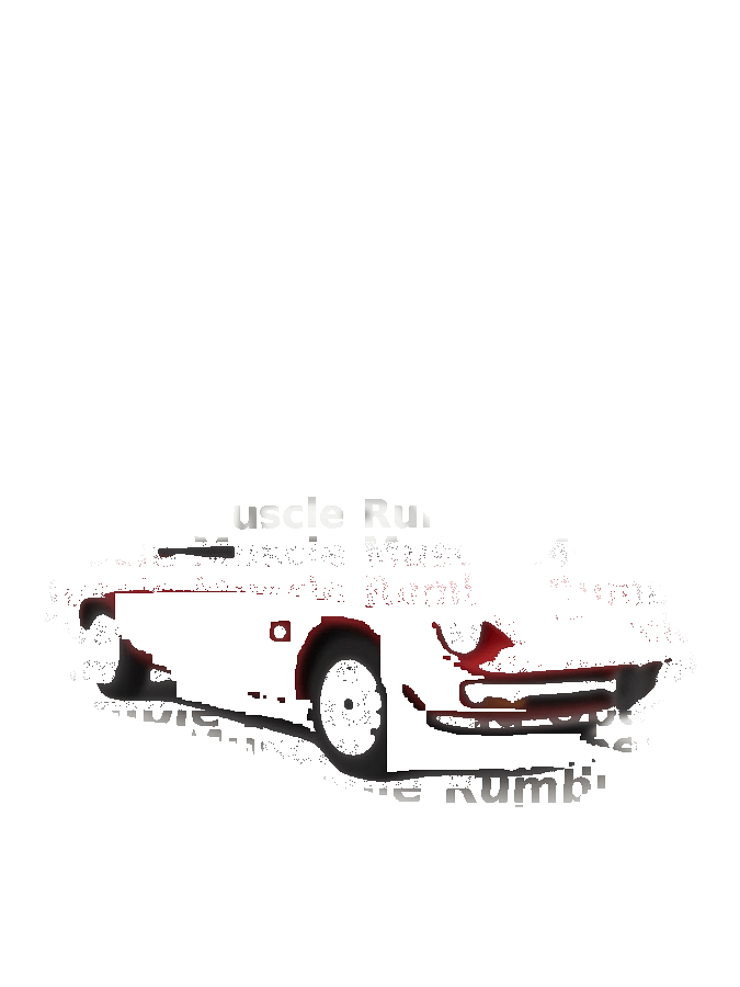 Custom Car Typography Portrait — Classic Auto Word Art