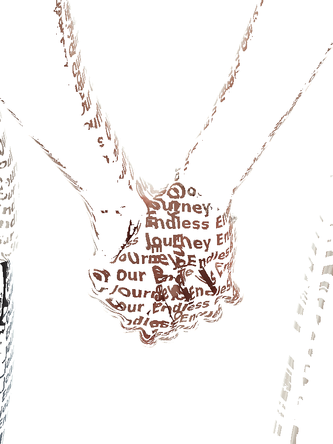 Custom Couples Typography Portrait — Personalized Word Art