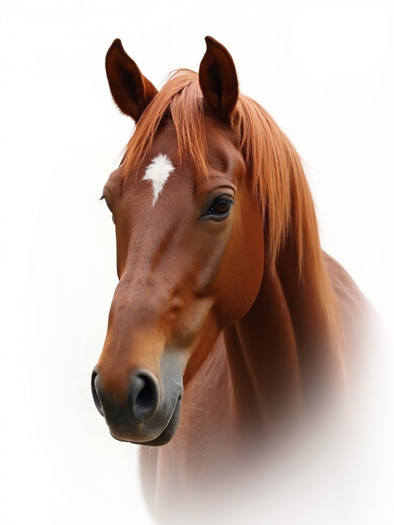 Source image for Custom Horse Typography Portrait — Equestrian Word Art