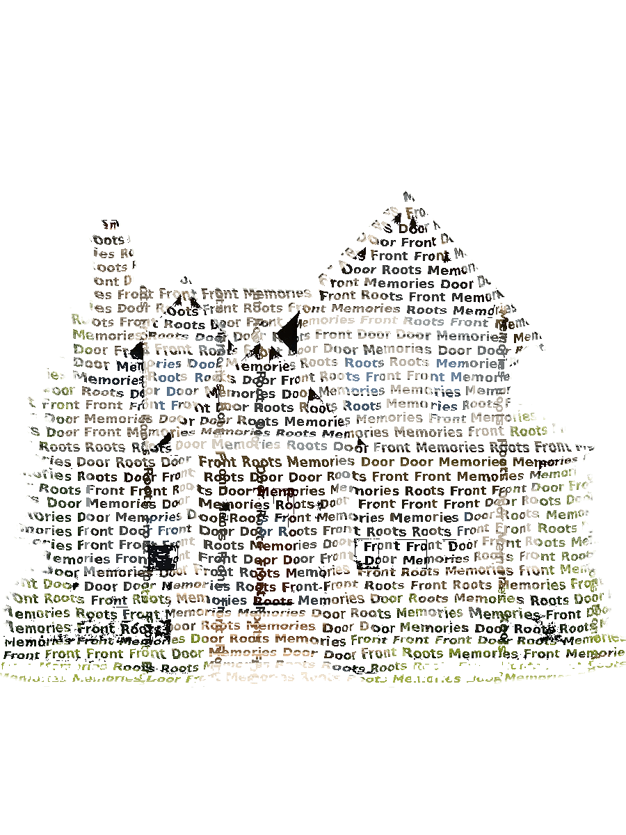 Custom Home Typography Portrait example
