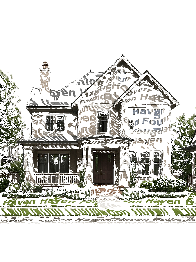 Custom Home Typography Portrait example