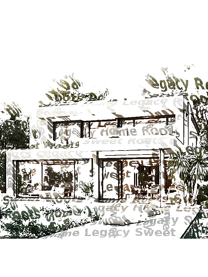 Custom Home Typography Portrait example