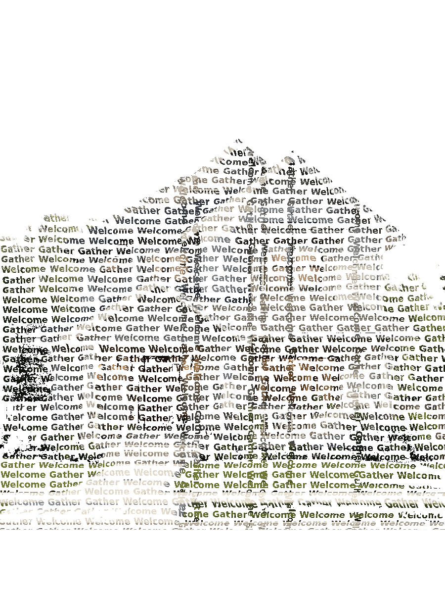 Custom House Typography Portrait — Home Word Art Print
