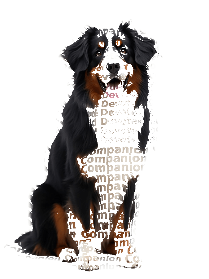 Custom Typography Portrait — Custom Dog Word Art