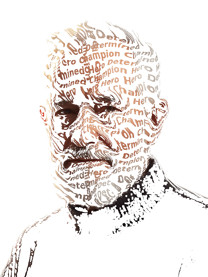 Custom Typography Portrait — Personalized Word Art From Your Photo
