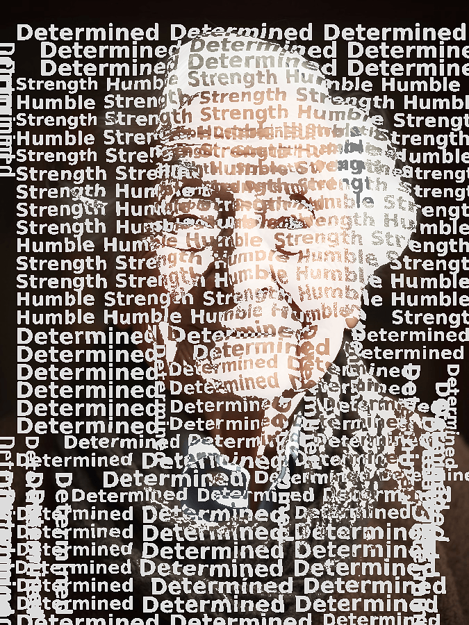 Custom Typography Portrait — Personalized Word Art From Your Photo