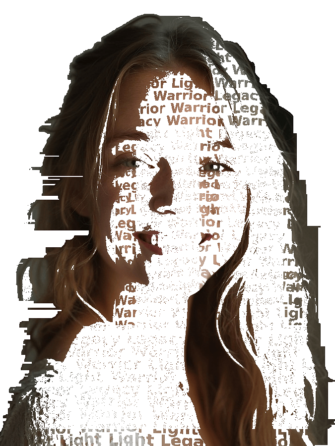 Custom Typography Portrait — Personalized Word Art From Your Photo