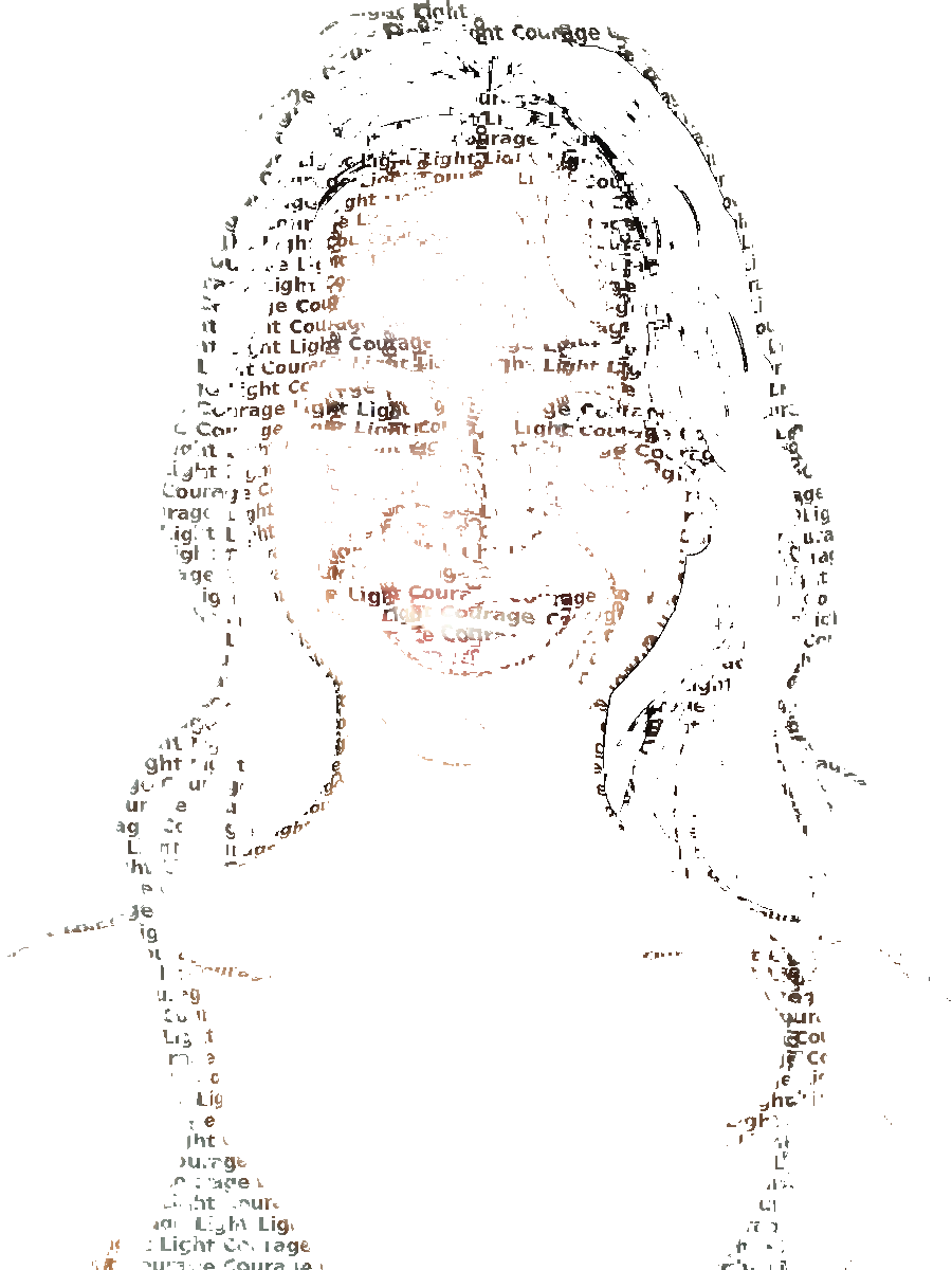 Custom Typography Portrait — Personalized Word Art From Your Photo