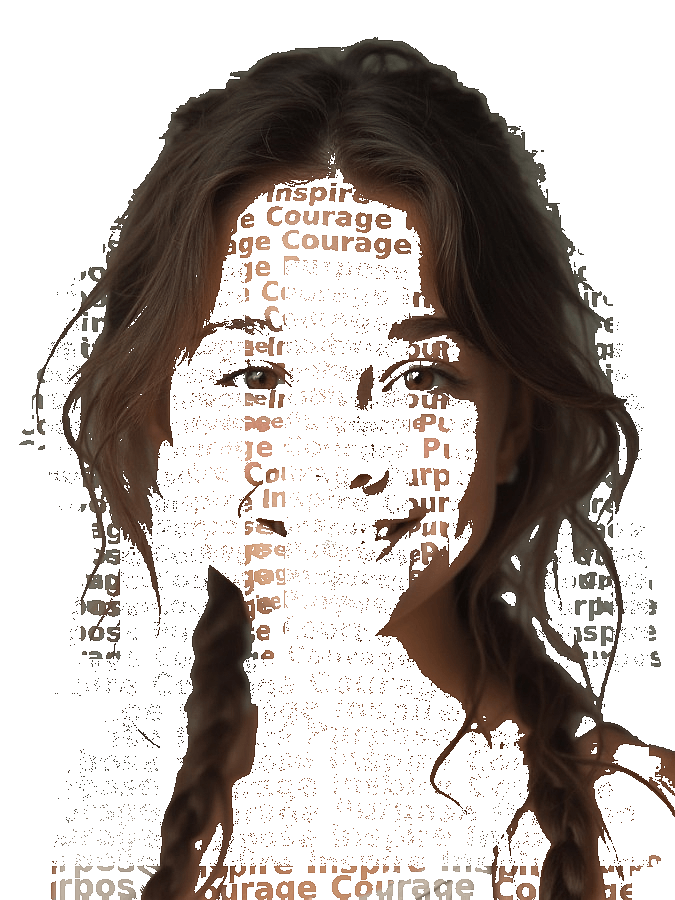 Custom Typography Portrait — Personalized Word Art From Your Photo
