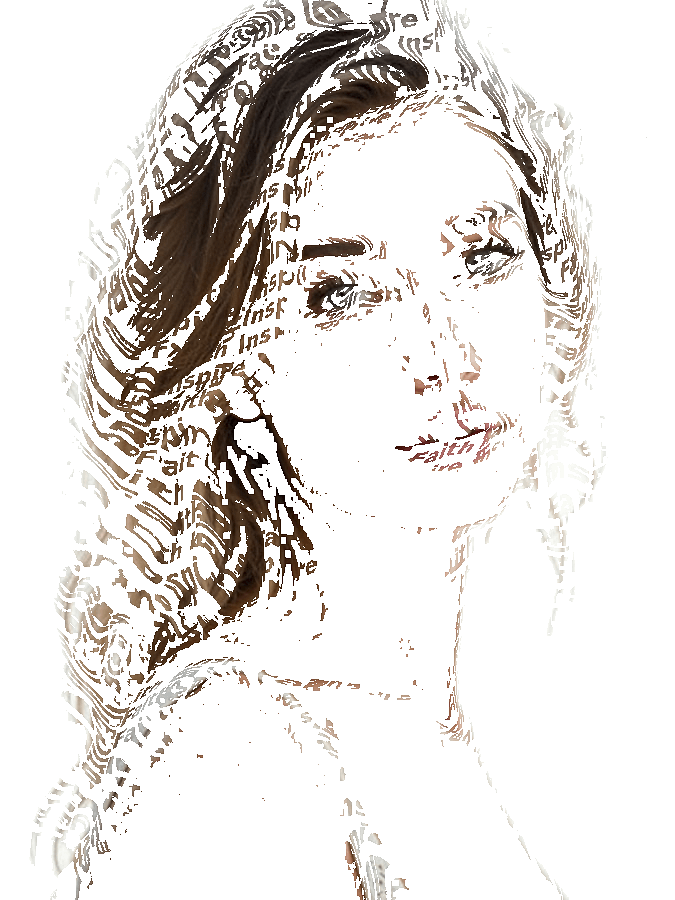 Custom Typography Portrait — Personalized Word Art From Your Photo