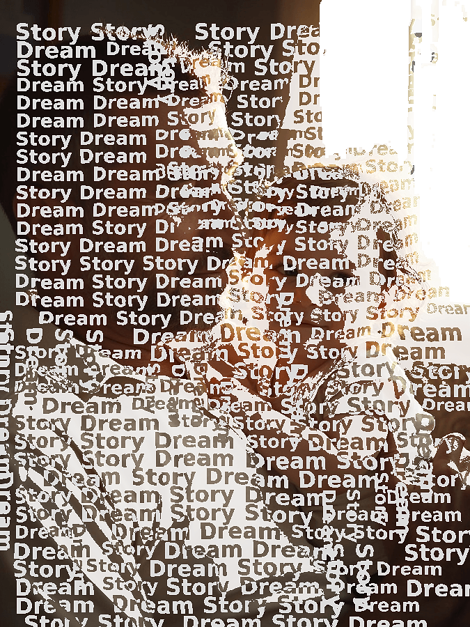 Custom Typography Portrait — Personalized Word Art From Your Photo