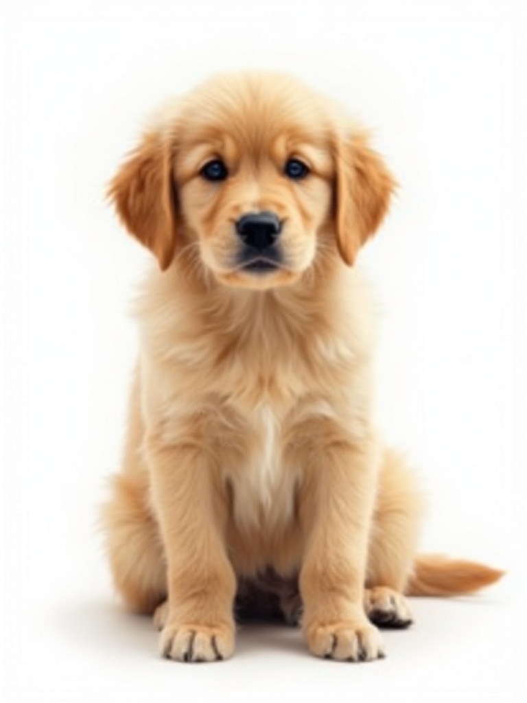 Source image for Golden Retriever Typography Portrait — Custom Dog Word Art