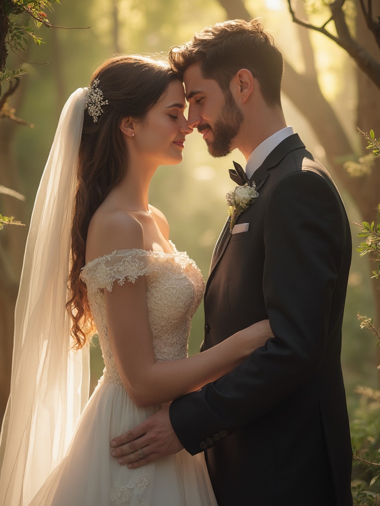 Source image for Wedding Typography Portrait — Custom Couple Word Art Keepsake